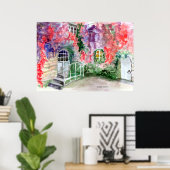 LEINWAND - WASSERFARBEN VON HARRIET DAVIDSOHN POSTER (Heimbüro)