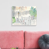 Leinwand "Watercolor Sketch/Chateau of Blois (Insitu (Wohnzimmer))