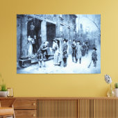 Leinwand "Weihnachtsabend in der Kolonialzeit" (Insitu (Wohnzimmer))