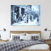 Leinwand "Weihnachtsabend in der Kolonialzeit" (Insitu (Schlafzimmer))