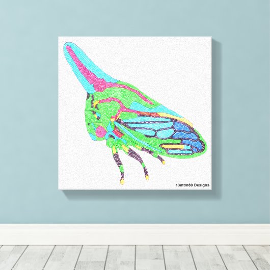 Leinwand (weiß) - Eichenbaum (Insitu (Holzboden))