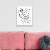 Leinwand: Wendepunkt innerhalb der Winde Leinwanddruck (Insitu (Wohnzimmer))