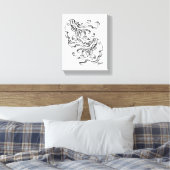 Leinwand: Wendepunkt innerhalb der Winde Leinwanddruck (Insitu (Schlafzimmer))