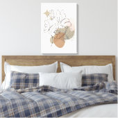 Leinwand White Brown Line (Insitu (Schlafzimmer))