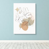 Leinwand White Brown Line (Insitu (Holzboden))