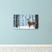 Leinwand Winter Buck Art (Insitu (Holzboden))