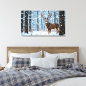 Leinwand Winter Buck Art (Insitu (Schlafzimmer))