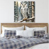 Leinwand Winter Owl Art (Insitu (Schlafzimmer))