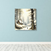 Leinwand Winter Retreat Art (Insitu (Holzboden))