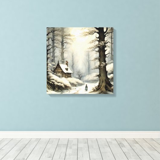Leinwand Winter Retreat Art (Insitu (Holzboden))