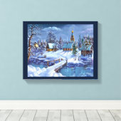 Leinwand Winterlandschaft Kunst (Insitu (Holzboden))