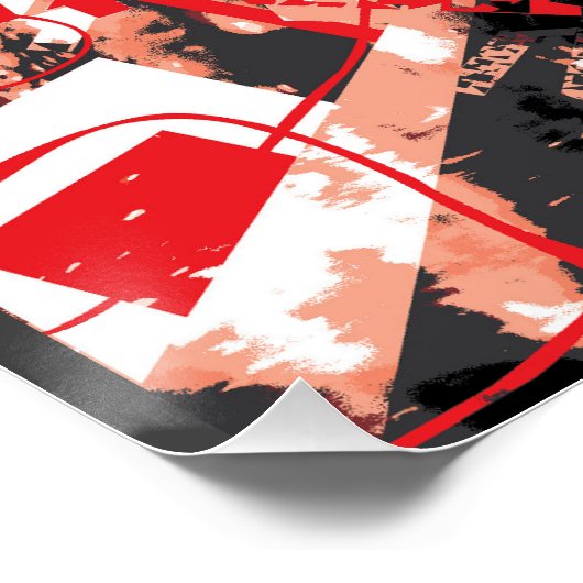 Leinwand (Woboco die Tormenton Techno! Besiegt!) Poster (Ecke)