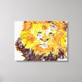 Leinwand Wrap 24" x 18", 1,5", Single Lion (Vorderseite)