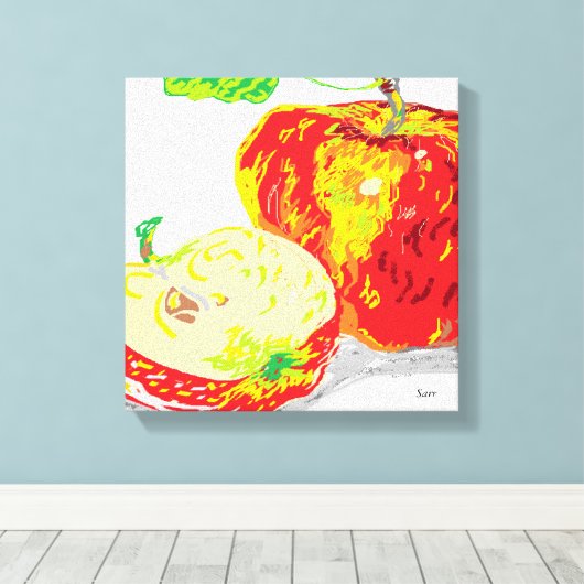 Leinwand Wrap / Apple a Day (Insitu (Holzboden))