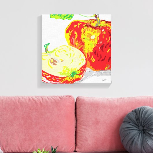 Leinwand Wrap / Apple a Day (Insitu (Wohnzimmer))