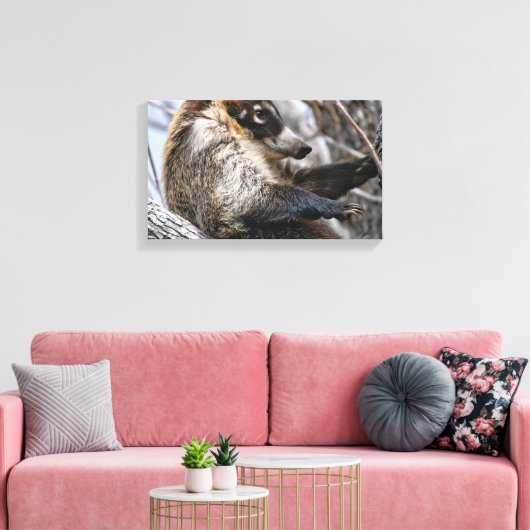 Leinwand Wrap: Coatimundi #3 (Insitu (Wohnzimmer))