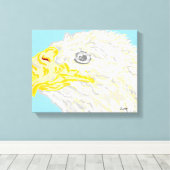 Leinwand wrap den Adler (Insitu (Holzboden))