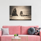 Leinwand Wrap: Die Nadeln 1 klingen (Insitu (Wohnzimmer))