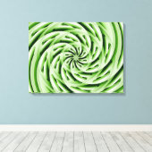 Leinwand Wrap für abstrakte Grüneier (Insitu (Holzboden))