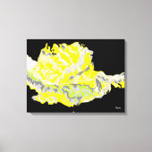 Leinwand Wrap/Gelb Rose (Vorderseite)