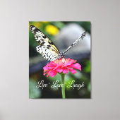 Leinwand Wrap/Live-Liebe lachen (Vorderseite)