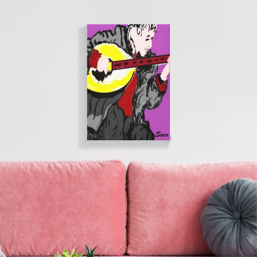 Leinwand Wrap/Musiker (Insitu (Wohnzimmer))