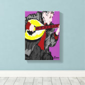 Leinwand Wrap/Musiker (Insitu (Holzboden))