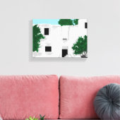 Leinwand Wrap / Paleokastro Kloster Griechenland (Insitu (Wohnzimmer))