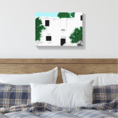 Leinwand Wrap / Paleokastro Kloster Griechenland (Insitu (Schlafzimmer))