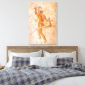 Leinwand Wrap - Roman Fresco, Ancient Pompeii, Ita (Insitu (Schlafzimmer))