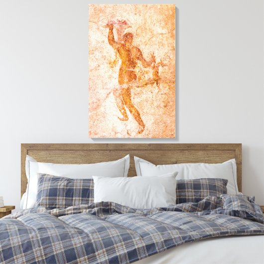 Leinwand Wrap - Roman Fresco, Ancient Pompeii, Ita (Insitu (Schlafzimmer))
