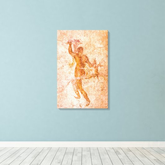 Leinwand Wrap - Roman Fresco, Ancient Pompeii, Ita (Insitu (Holzboden))