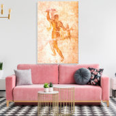 Leinwand Wrap - Roman Fresco, Ancient Pompeii, Ita (Insitu (Wohnzimmer))