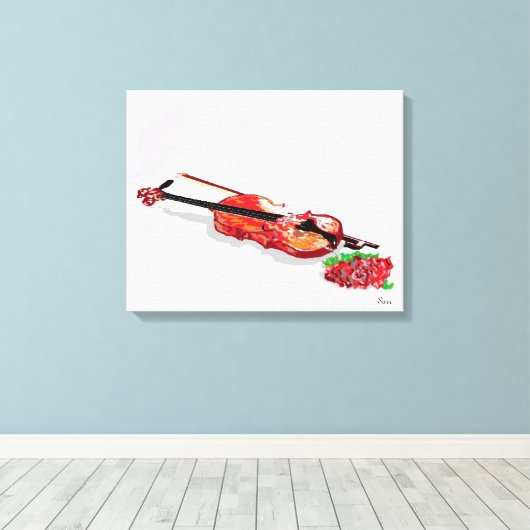 Leinwand Wrap / Soft Music (Insitu (Holzboden))