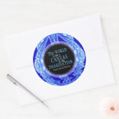 Leinwand-Zitat für kundenspezifische Art Aufkleber (Umschlag)