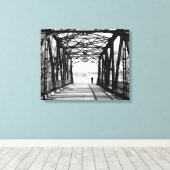 Leinwand zu Fuß (Insitu (Holzboden))