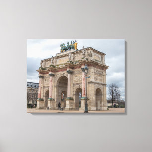 Leinwand zum Paris Arc du Carrousel