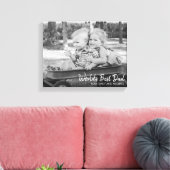 Leinwand zum Weltbesten Vater Vatertag (Insitu (Wohnzimmer))