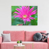 Leinwand zur Blume in hellrosa (Insitu (Wohnzimmer))