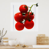Leinwandbild Tomaten im Glas Abstrakt Stillleben Poster (Küche)