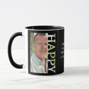 Leinwandbild zur Pensionierung   Personalisierte P Tasse