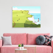 Leinwanddruck Beachy Head Blick (Insitu (Wohnzimmer))