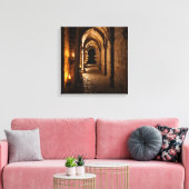Leinwanddruck (Burgkorridor) (Insitu (Wohnzimmer))
