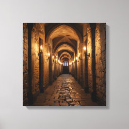 Leinwanddruck (Burgkorridor-3)