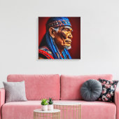 Leinwanddruck (Der, der sieht) (Insitu (Wohnzimmer))