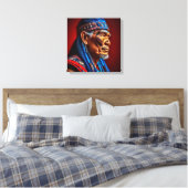 Leinwanddruck (Der, der sieht) (Insitu (Schlafzimmer))