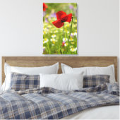 Leinwanddruck - Der Rote Mohn (Insitu (Schlafzimmer))