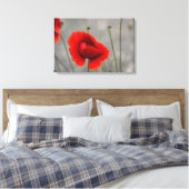 Leinwanddruck Der rote Mohn (Insitu (Schlafzimmer))