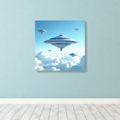 Leinwanddruck (Die Ankunft) (Insitu (Holzboden))