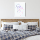 Leinwanddruck 'Echoes of Emotion' (Insitu (Schlafzimmer))